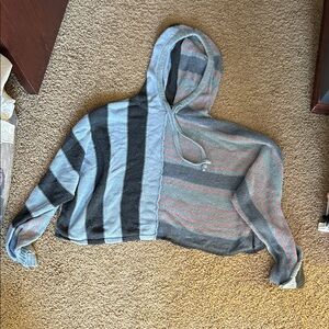 Women’s Striped Hooded Sweater - American Eagle